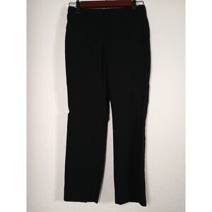 Women's Apt 9 Brynn Petite Black Straight Leg Dress Pants Size 2PS
